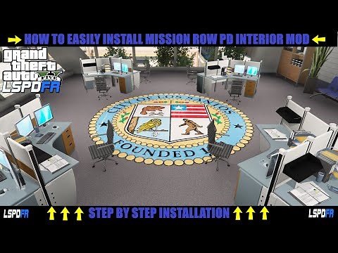 How To Easily Install Mission Row Police Department Interior (GTA 5 Step By Step Tutorial) #LSPDFR
