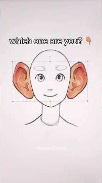 Types Of EARS People Draw…✏️ (Which Are You?) #shorts #doodle #drawing #relatable