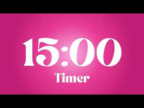 15 Minute Pink Aura Timer | Soft Focus Aesthetic