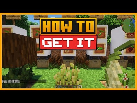 🟨 HOW to GET RICE in the PAM’S HARVESTCRAFT 2 MOD in MINECRAFT