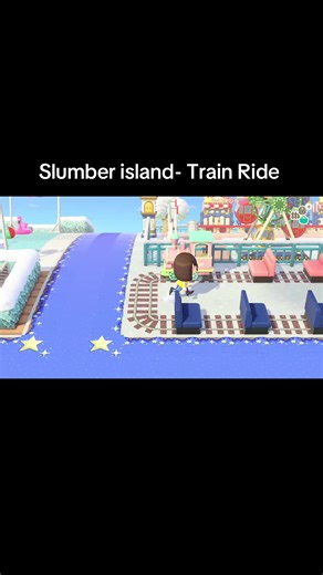 Slumber island- Train Ride #acnh #gaming #animalcrossingnewhorizons #slumberislands