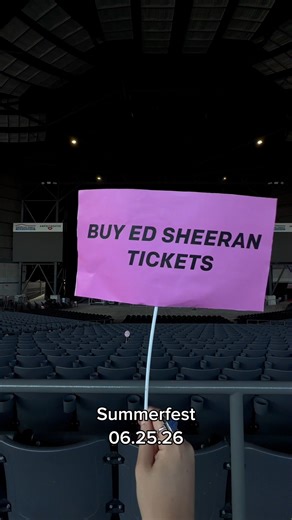 You finally got that sign. 👀 BUY THOSE TICKETS to Ed Sheeran!🎶 👉 Sign up now for early pre-sale access: https://mailchi.mp/f23bf285d379/edmilwaukee ⭐Public on sale begins next Friday, September 26 at 10am. | Summerfest