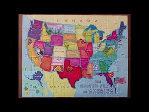 Puzzle # 1,492 - The 50 UNITED STATES OF AMERICA