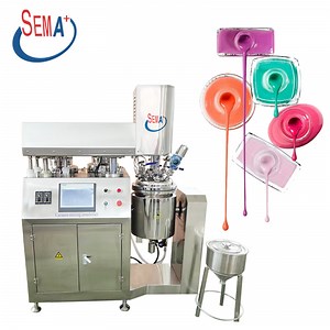[Hot Item] Body Lotion Ointment Cosmetic Cream Paste Emulsifier Beauty Cream Toothpaste Making Machine Ointment Vacuum Emulsifier Mixer