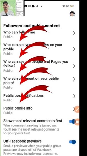 How to make settings public on Facebook#facebook
