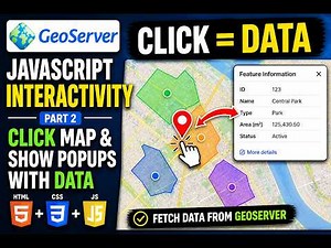 Build Interactive Web GIS application with Geoserver, html, css