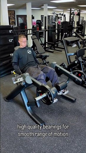 Plate Loaded Leg Extension #strengthtraining #legday