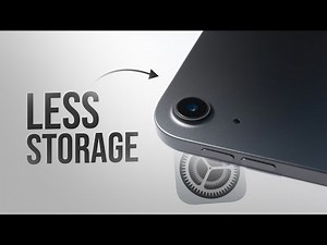 How to Get Less Storage on Your iPad (tutorial)