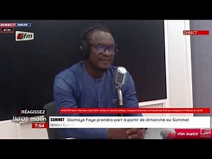 RFM Morning Guest | Mamadou Hady DÉME, PhD in Political Science - November 20, 2025