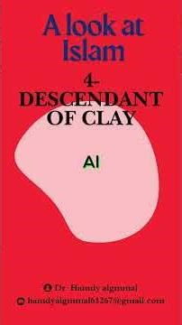 "Why is the 'descendant of clay' called 'Insan' (human #islamic_video #islam #islamicquotes
