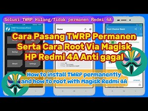 How to Install TWRP Recovery permanently on Redmi 4a Best and Easy Method