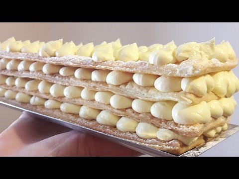 Olasz házi krémes ! Nagyon egyszerű elkészíteni ! Millefoglie sütemény recept ! 🍰