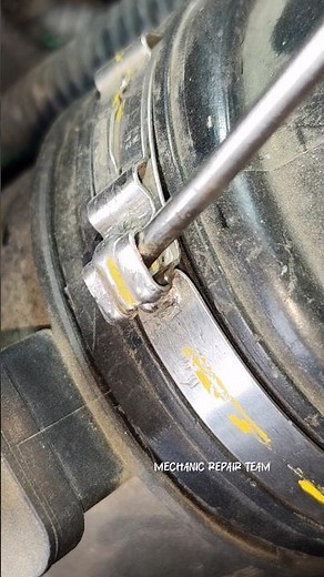 Hose Clamp Open & Fix Easily | Quick DIY Car Repair😳