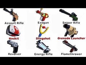 Every Weapon in RIVALS Explained in 231 Seconds!