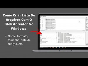 Como Criar Lista De Arquivos Com O FilelistCreator No Windows ( Tutorial Completo )