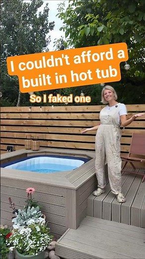 How I made my inflatable hot tub look built-in 🤯