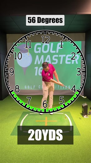 56 Wedge Distance Control ⛳️ ✅Clock System ✅Easy to repeat ✅Works Everytime Whats your distance? #golf #golftips