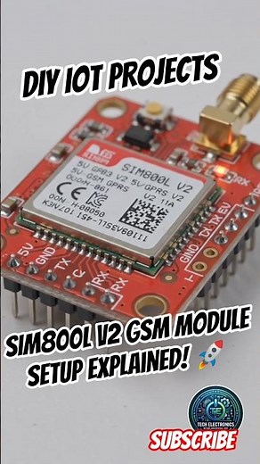 ​🚨 Connect Anything to the Internet! SIM800L V2 GSM Module Tutorial 🌐 #cellularmodule #iomodules