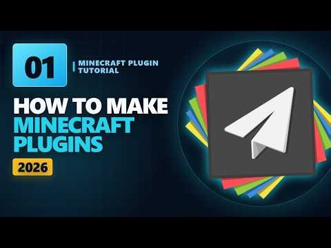 How to Make Minecraft Plugins with Paper in 2026 - Minecraft Plugin Tutorial Ep. 1