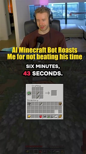 This Minecraft AI Coach Was Irritating 💀 #gaming #minecraft #ai #coaching