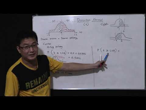 Matematika kelas XII - Distribusi Normal part 1 - Cara Baca Tabel, Rumus dan Latihan Soal