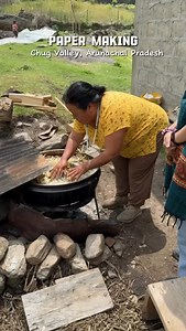 Papermaking with a Purpose. In a world of mass production, the Monpa artisans of 📍Chung valley, Arunachal Pradesh still craft paper by hand—each sheet whispering stories of sustainability and resilience. Transforming humble bark into heirlooms, shaped by techniques passed down for centuries. A testament to Northeast India’s harmony with nature. Here, artistry flourishes without stripping the forests that sustain it. Every delicate yet durable sheet carries the weight of tradition, culture, and 