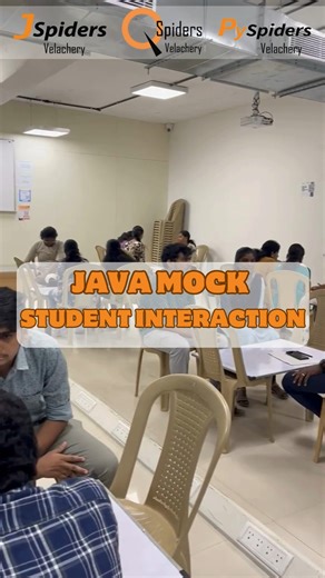 QSpiders Velachery on Instagram: "🎯 Java Mock Interviews Successfully completed! 🚀 Gear Up to Crack Your Dream Job Interview! Are you ready to take your interview skills to the next level? Join us for Mock Interviews designed to replicate real-world scenarios—boosting your confidence and preparing you to shine in any interview room! 🌟 ✨ What’s in Store for You? ✅ Real-Time Interview Simulations ✅ Personalized Feedback from Industry Experts ✅ Confidence-Boosting Techniques ✅ Resume Polishing &