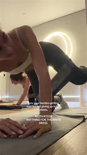 @onil gonna be snatched for that white dress #pilates #viral #bridalera #whitedress