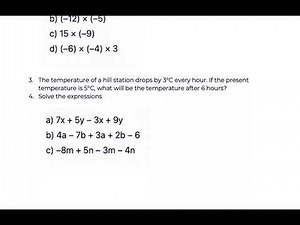 Practice Worksheet Grade 7