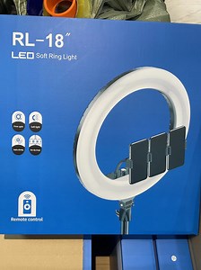 [Hot Item] Premium Quality Rl 18 Inch Selfie Ring Light Portable LED Photography Ring Light Lamp Video Light with Tripod Stand Wholesale
