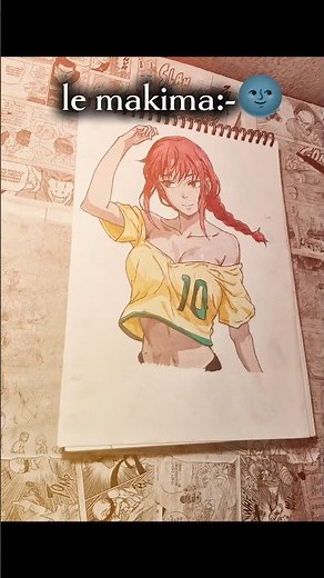 draw makima from chainsaw man #shorts #chainsawman