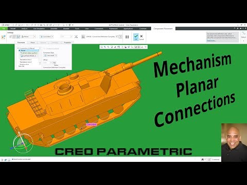 Creo Parametric - Mechanisms | Planar Connections