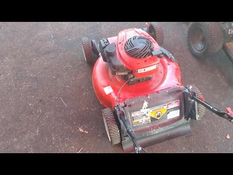 troy-bilt tb110 push mower carburetor diagnosis 11a-a230711