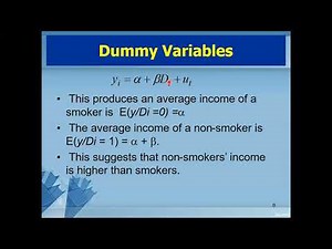 Regression with Dummy Variable