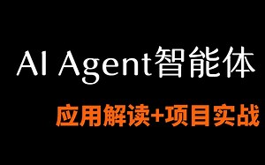 B站最详细的AI Agent项目实战从入门到实践！AI Agent技术原理和应用