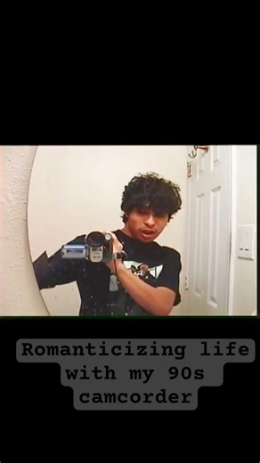 check me outt! #camcorder #vintage #vhs #creative #90s #nostalgia #2000s #retro #camera #sonycamera