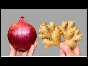 Onion mix with Ginger Homemade Tea For Men! A secret that no one will tell you