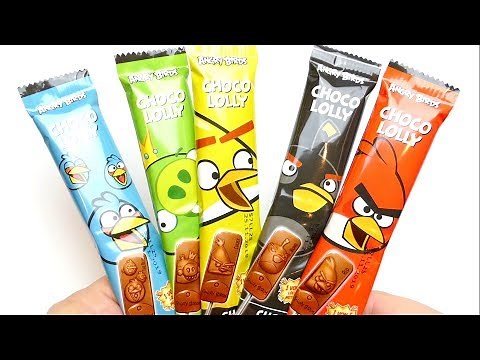 Lollipop Angry Birds Choco Lolly - German Candy