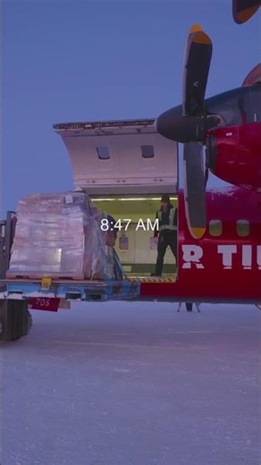 Morning starts with the Dash 7.