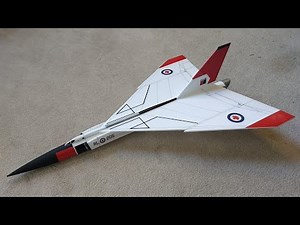 Avro Arrow RC Rocket glider flight from Dynasoar Rocketry