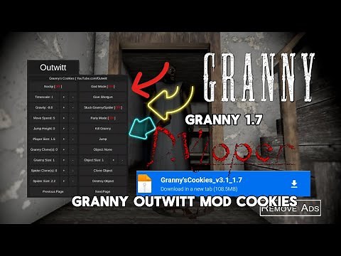 GRANNY OUTWITT MOD MENU COOKIES | GRANNY 1.7 || LINK IN THE DESCRIPTION!!