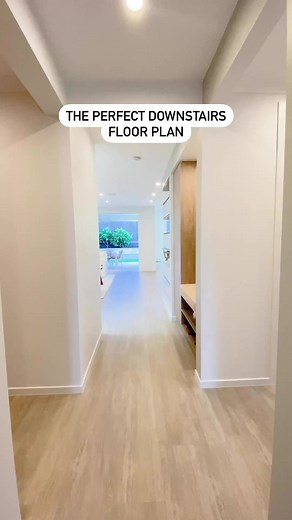 196K views · 1.2K reactions | This spacious downstairs layout, accommodating families of all sizes. ✨ #homeplans #FirstFloorLiving #kitchenlayout | Housinginfo | Facebook