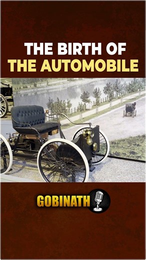 The Story of the World’s First Automobiles | Gobinath #shorts