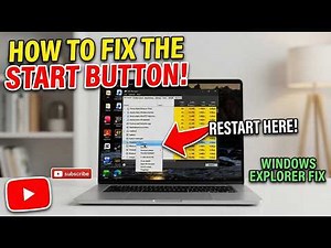 Fix Start Menu Not Opening On Windows PC | Get Start Button Working Again (Easy Method)