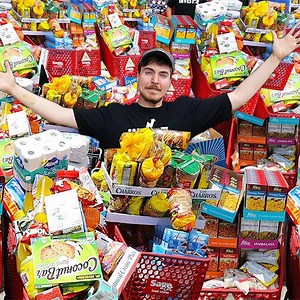 6.1M views · 170K reactions | I Bought Out A Grocery Store To Donate To A Homeless Shelter | MrBeast | Facebook