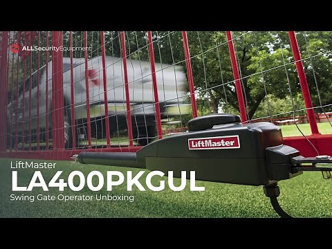 Unboxing the LiftMaster LA400PKGUL Swing Gate Operator | All Security Equipment