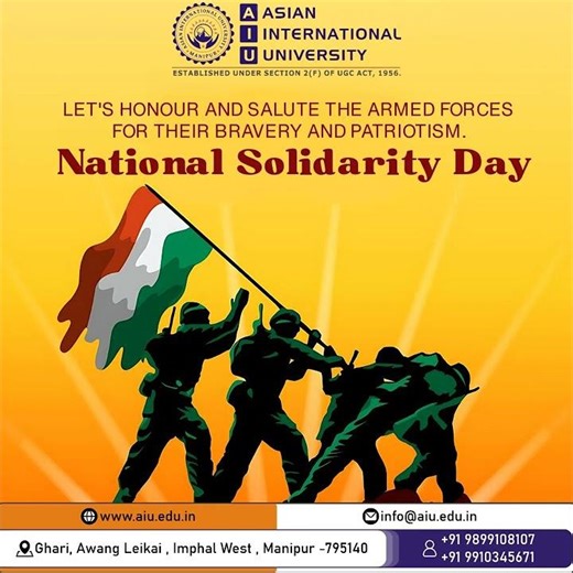 "Asian International University Celebrates National Solidarity Day with Unity & Pride"