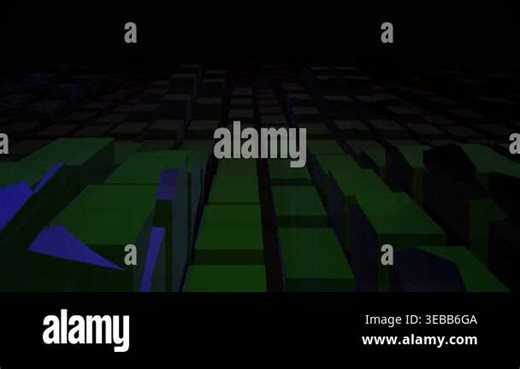 Abstract Digital Grid Background with Dynamic Color Shifting Effects Stock Video Footage - Alamy