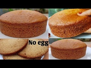 1 kg eggless vanilla sponge cake recipe without oven/Basic eggless vanilla cake/eggless cake 👌