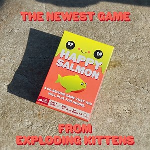 Get loud. Be fast. Match cards with friends. The first to run out of cards wins. Simple. Easy. Repeat. Again and Again. Get Happy Salmon right here --> https://expktns.co/3I6KVXL | Exploding Kittens